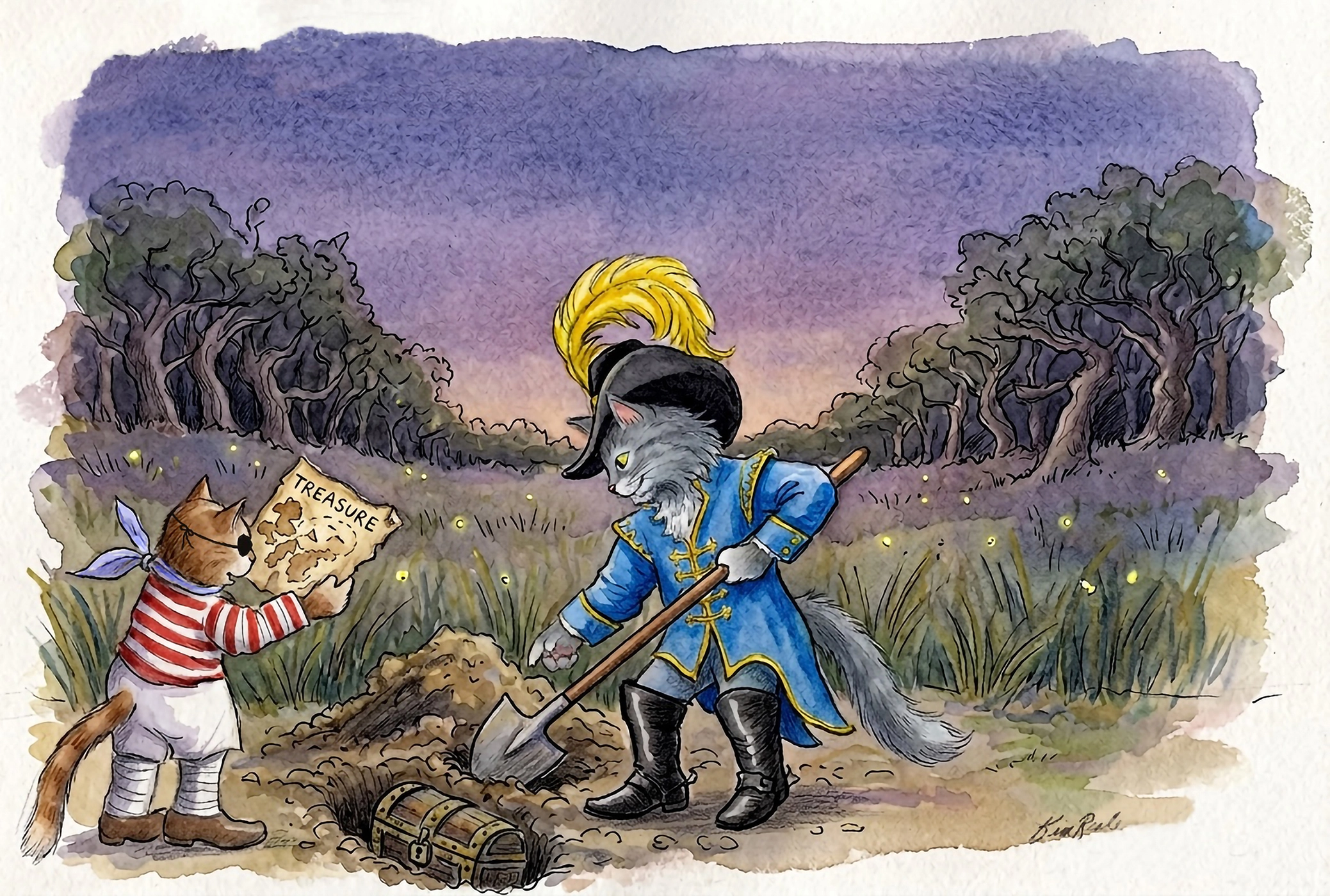 Captain Pussatro and Mate Hiding_treasure2